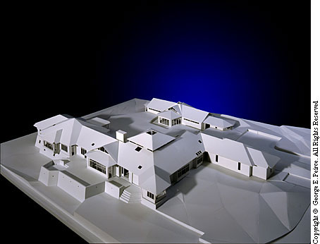 Model of Private Residence by Eleanore Petersen FAIA